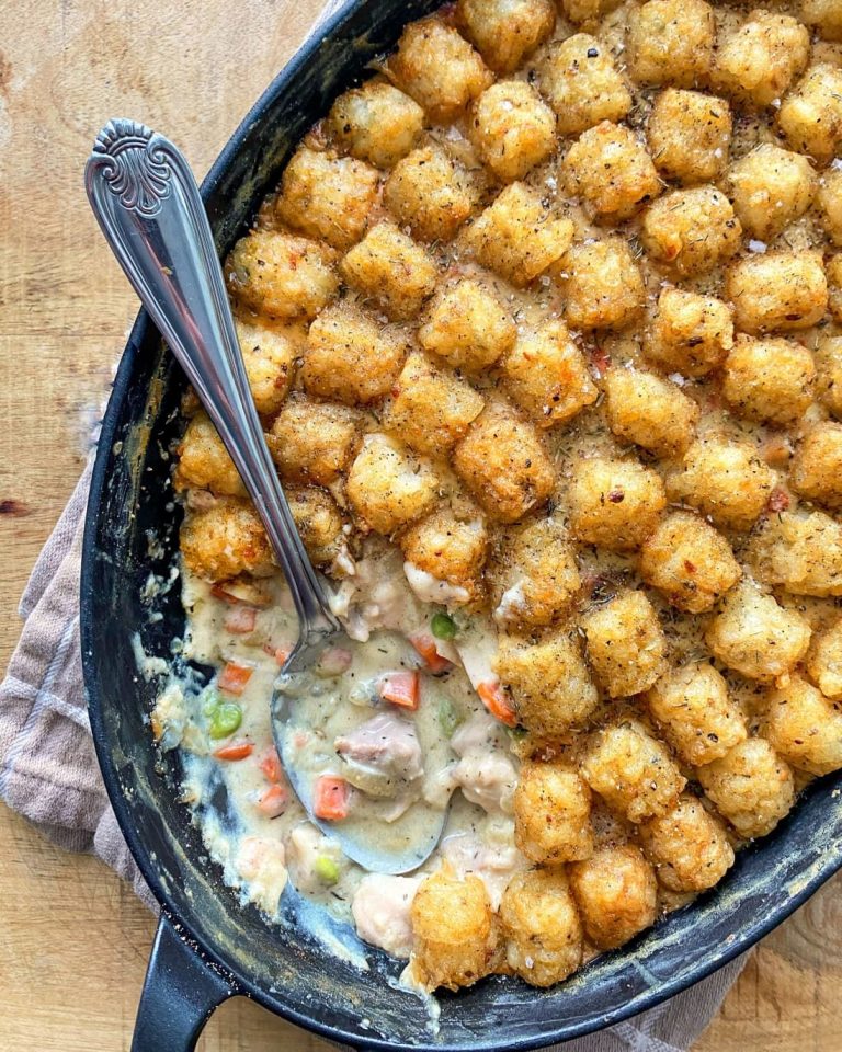 tater tot hotdish recipe with cream of chicken