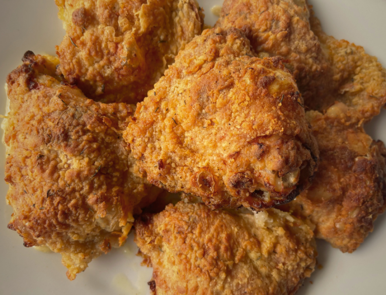 oven fried chicken thighs recipe