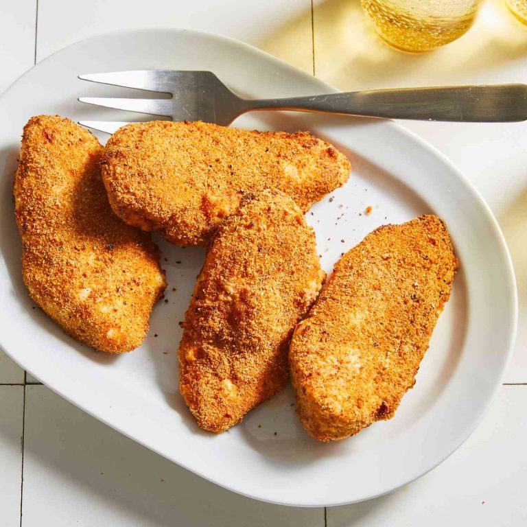 fried chicken with bread crumbs recipe