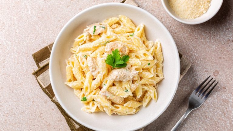 chicken alfredo recipe with canned chicken