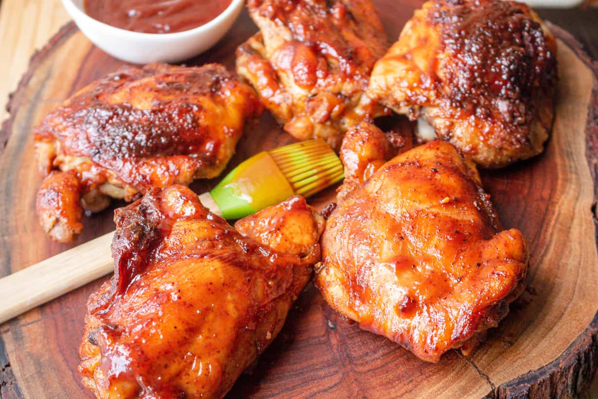 Smoky Liquid Smoke Chicken Thighs