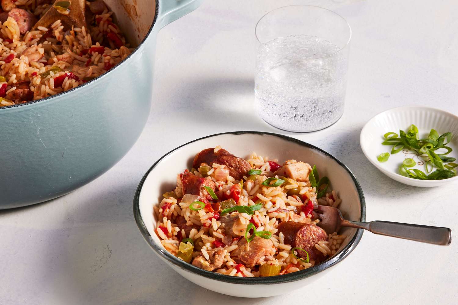 boneless chicken thigh and sausage recipe