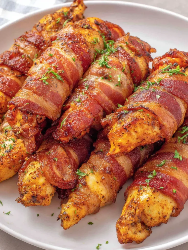 bacon wrapped chicken tenders recipe
