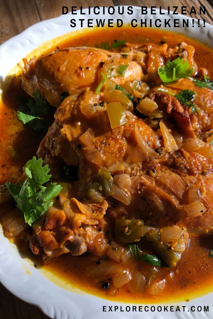 belizean stewed chicken recipe