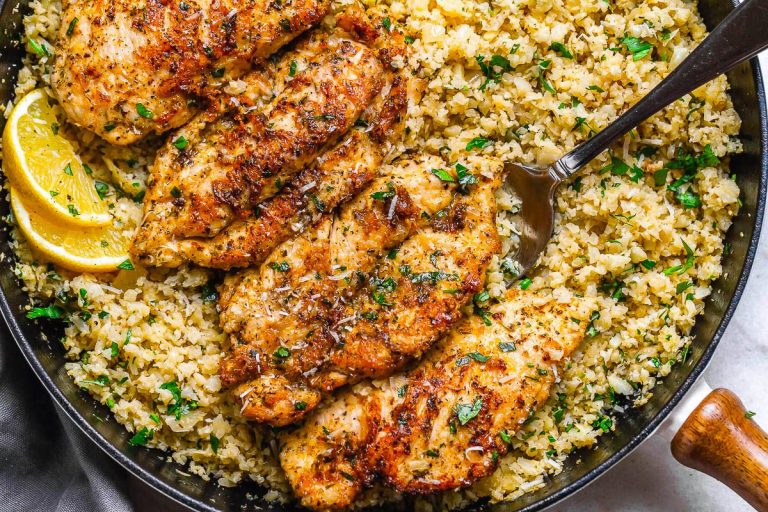 cauliflower rice with chicken recipe