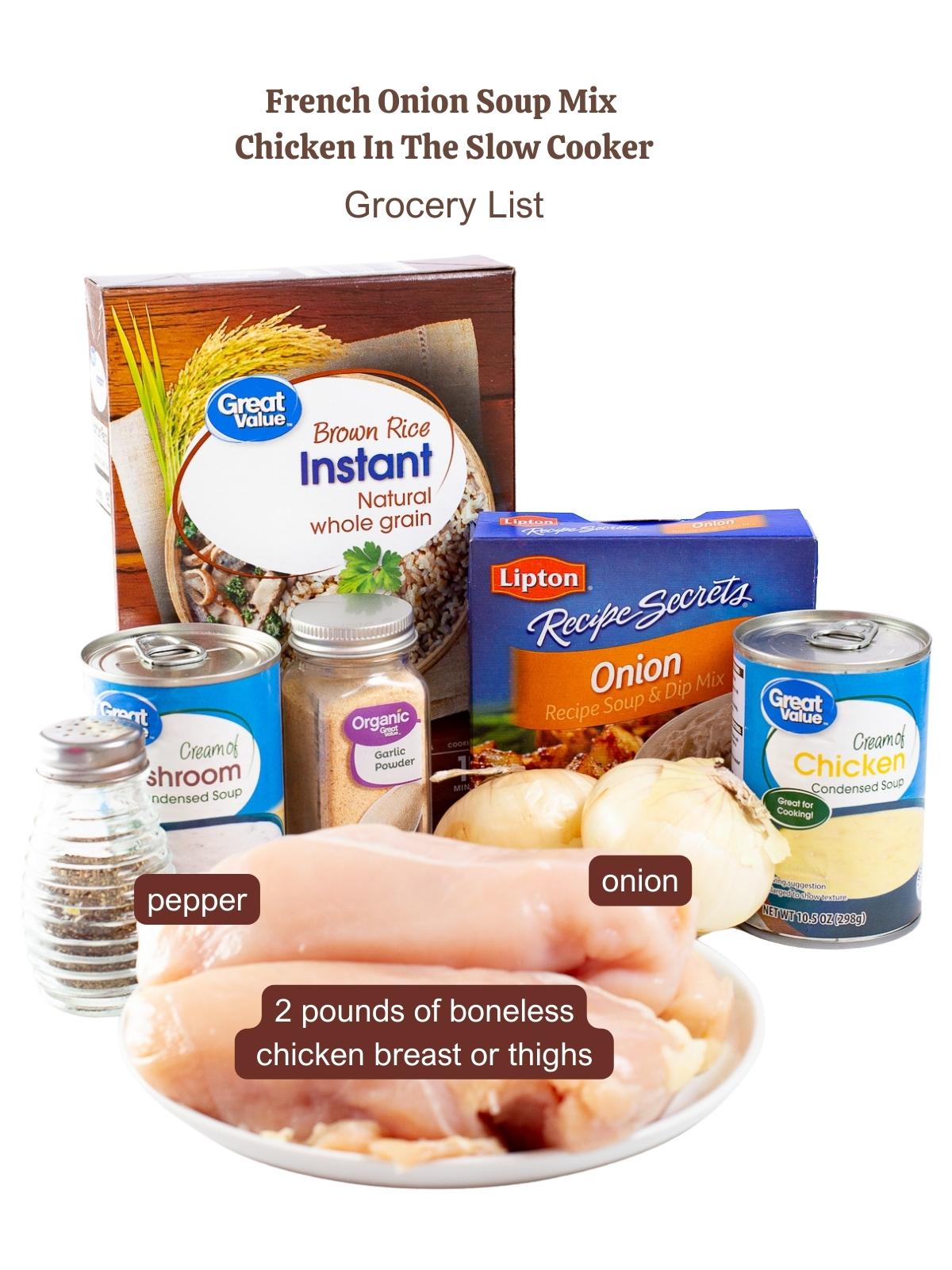 chicken and french onion soup mix recipe