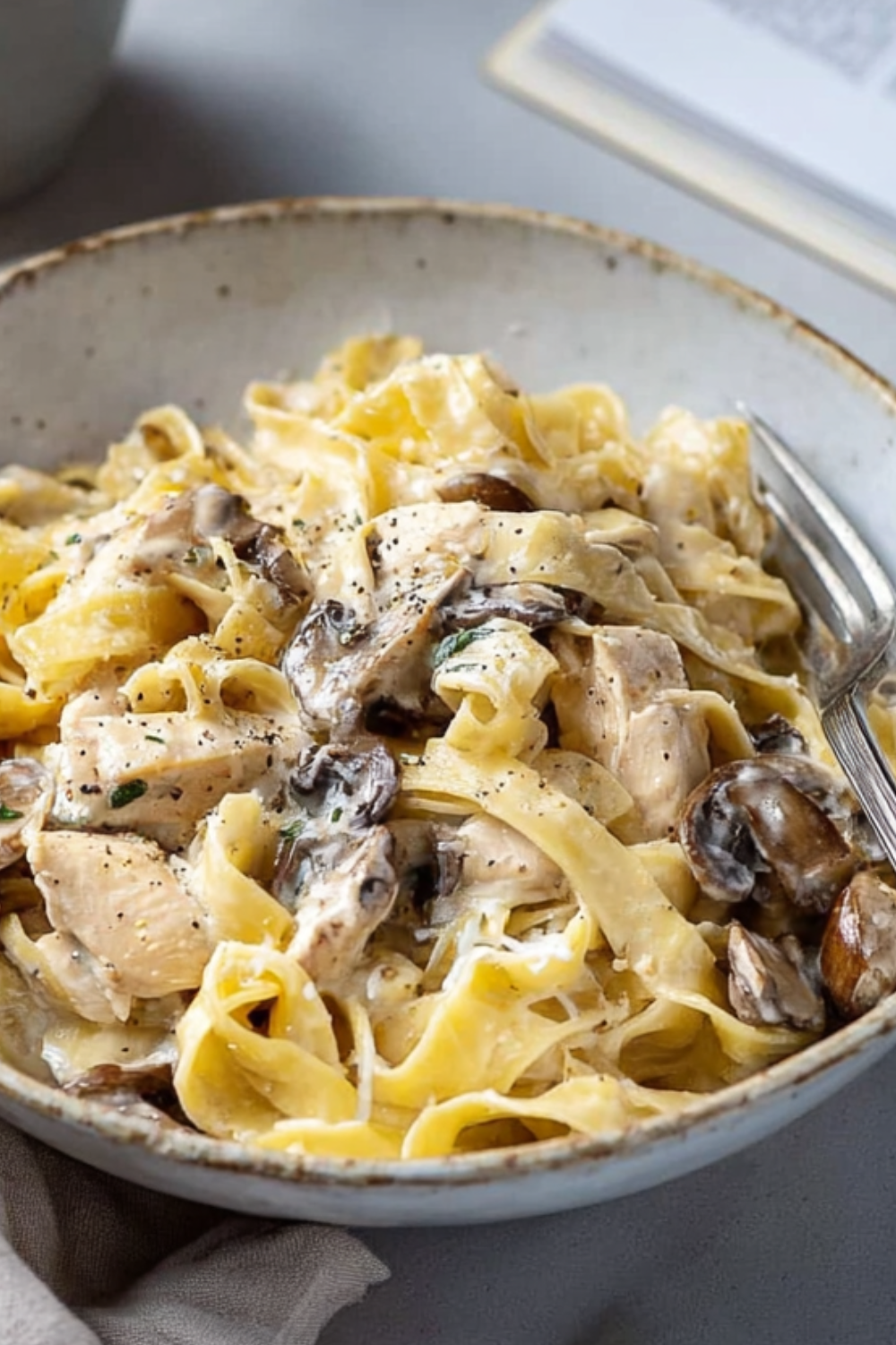 chicken and mushroom alfredo recipe