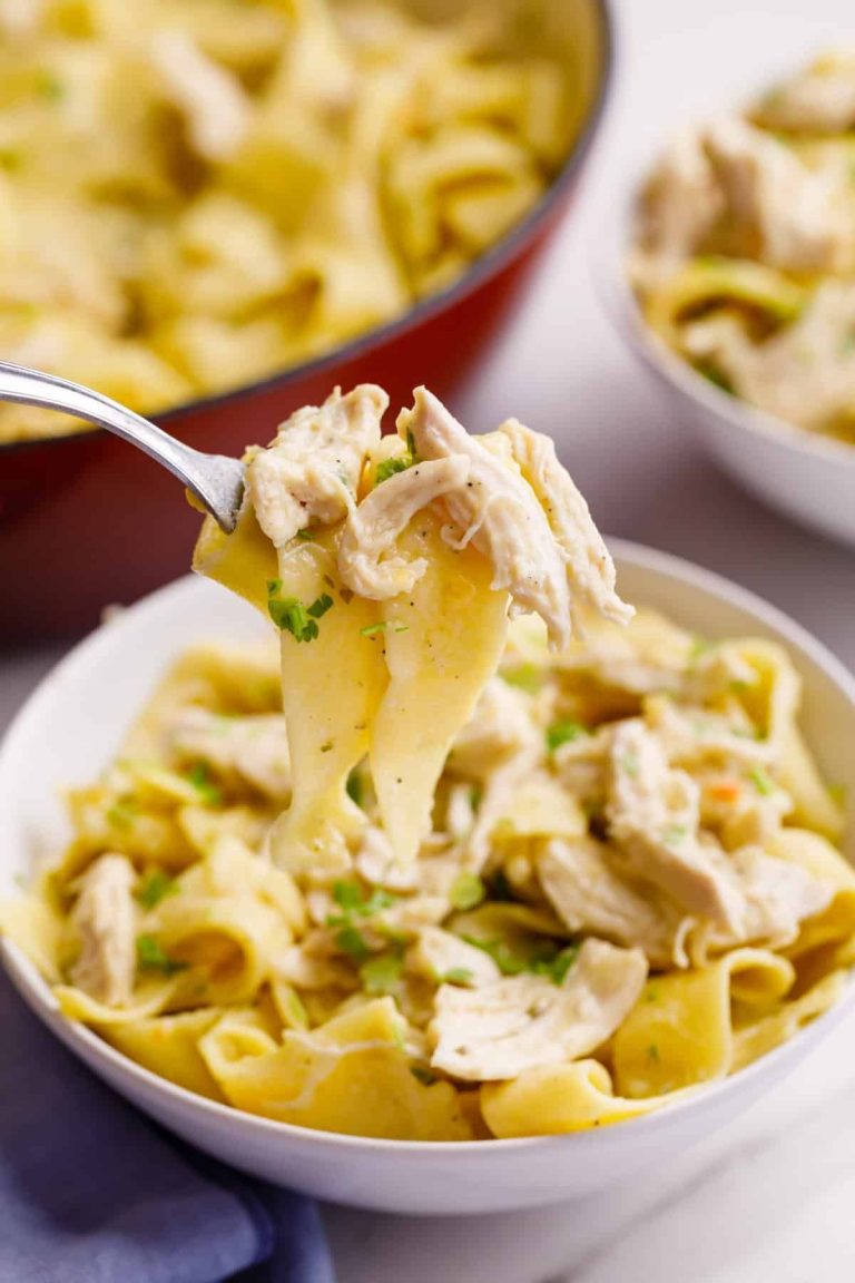 chicken and noodles recipe stove top