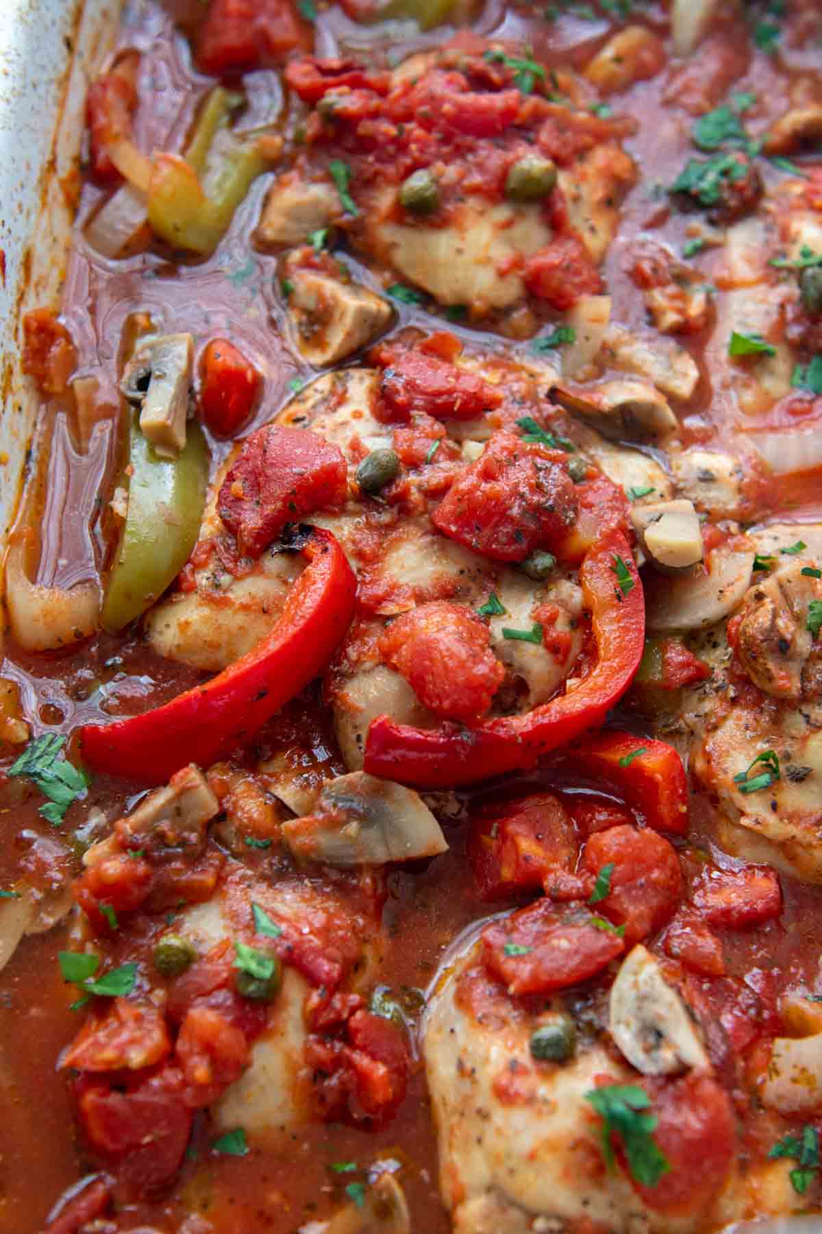 chicken cacciatore recipe oven
