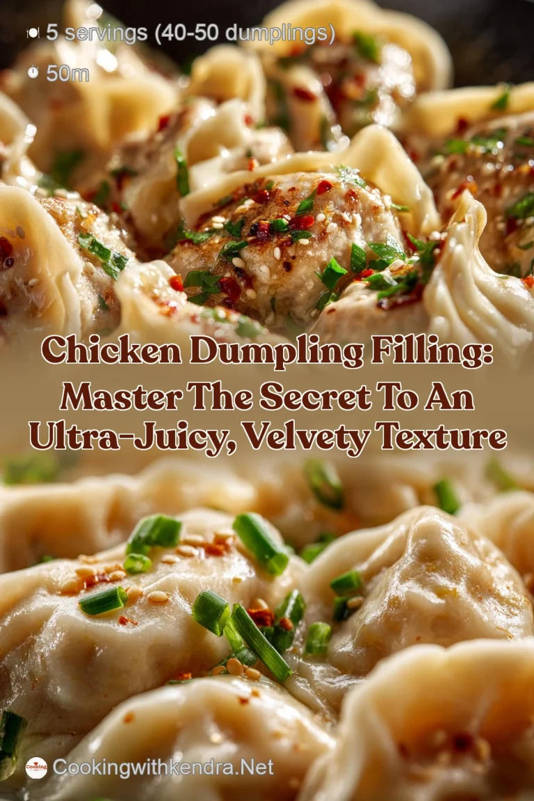 chicken dumpling filling recipe