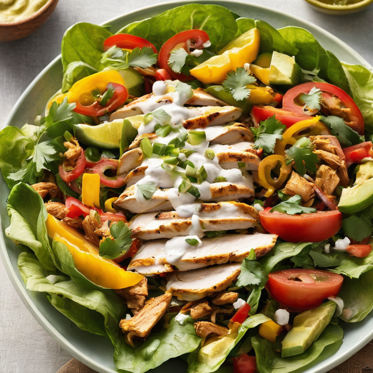 chicken fajita salad recipe