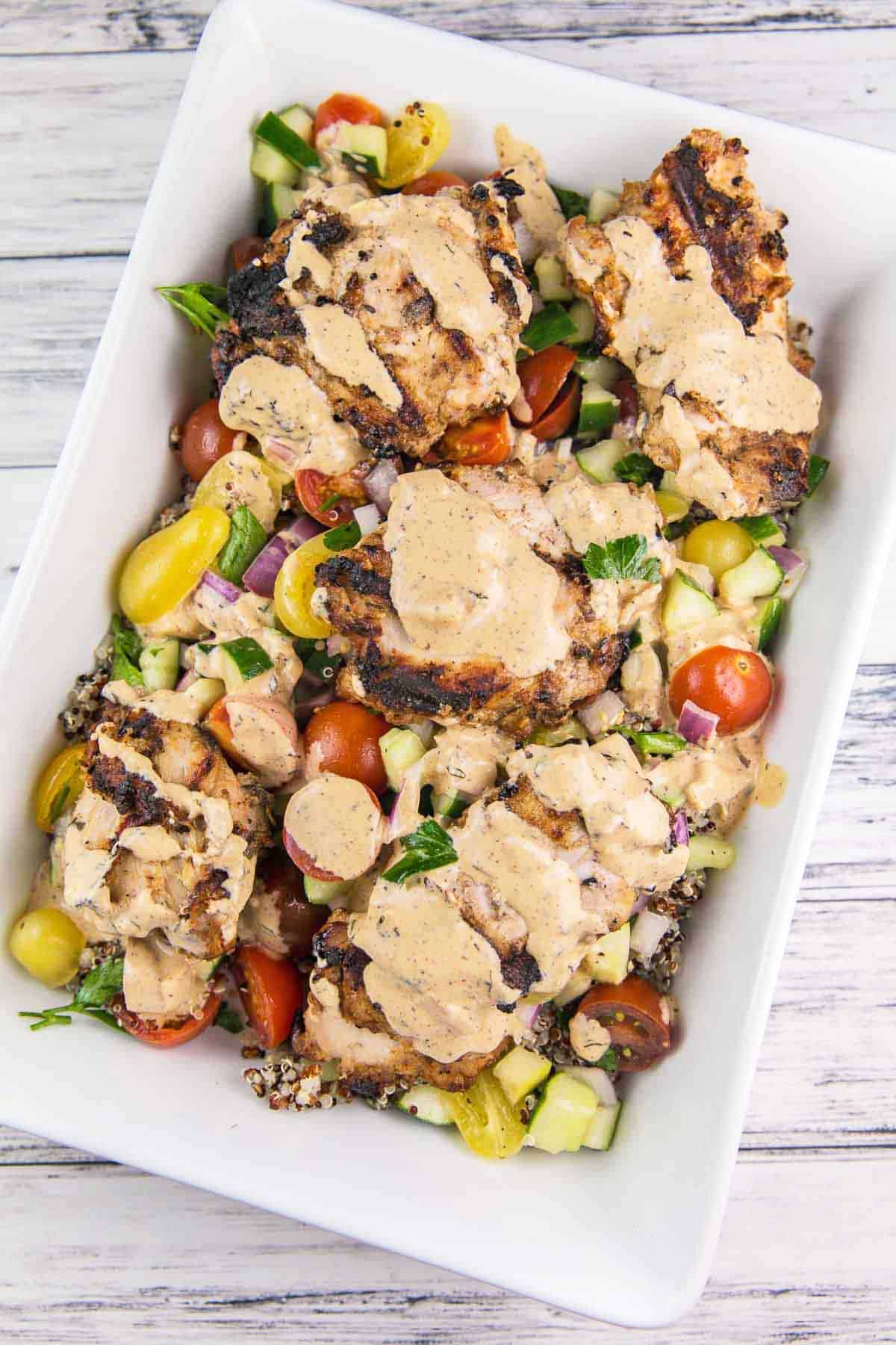 chicken recipe with tahini