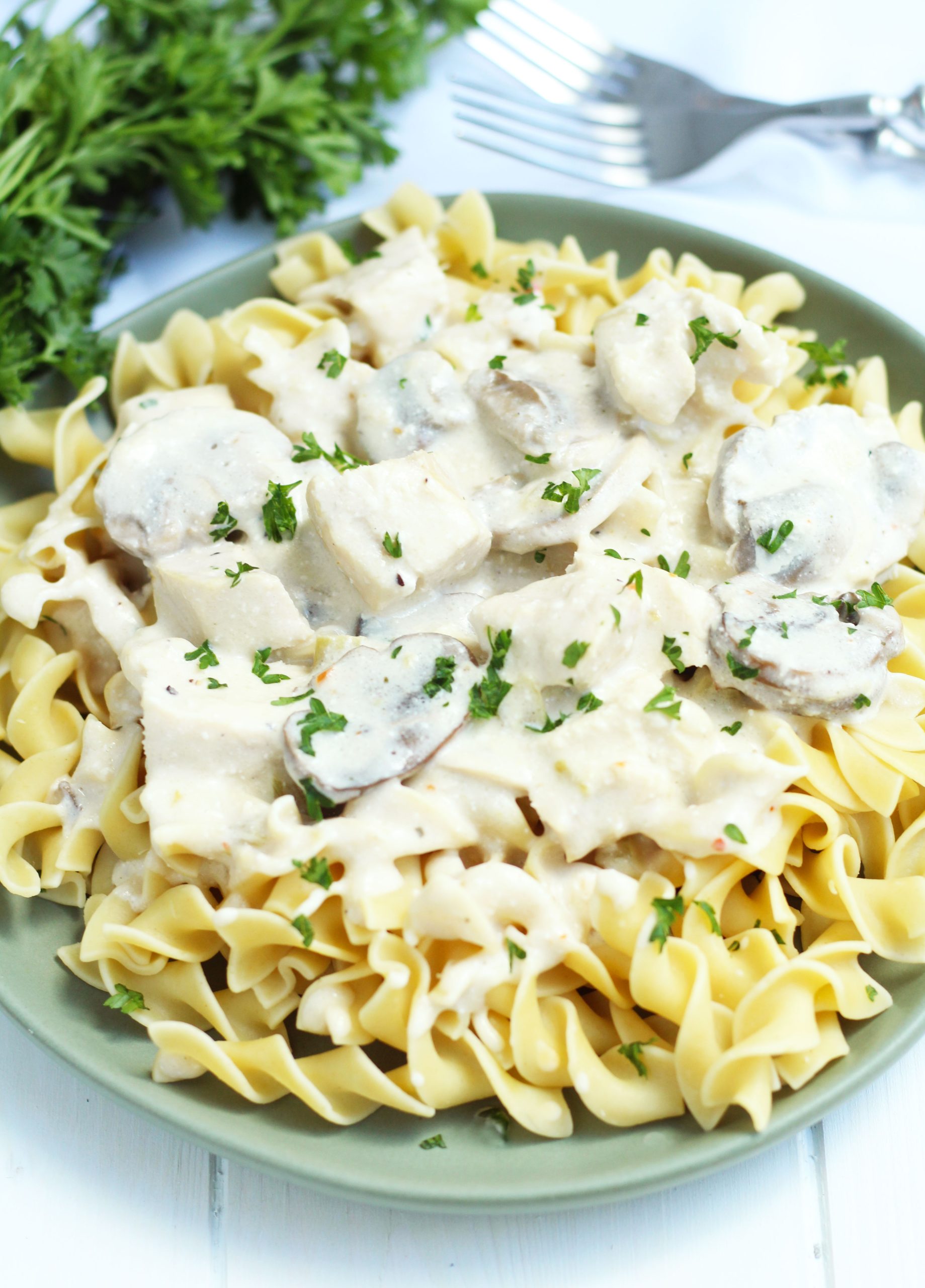 chicken stroganoff crock pot recipe
