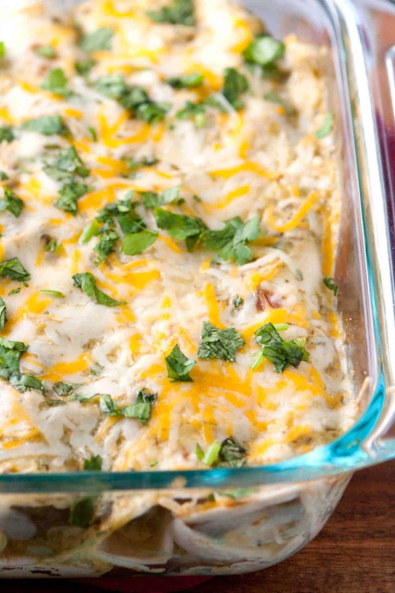 chicken verde enchiladas recipe