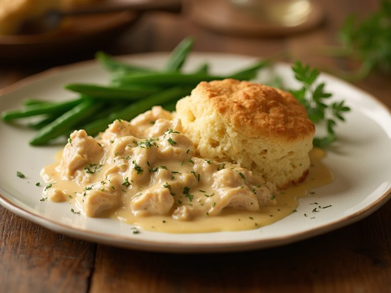 cream chicken and biscuits recipe