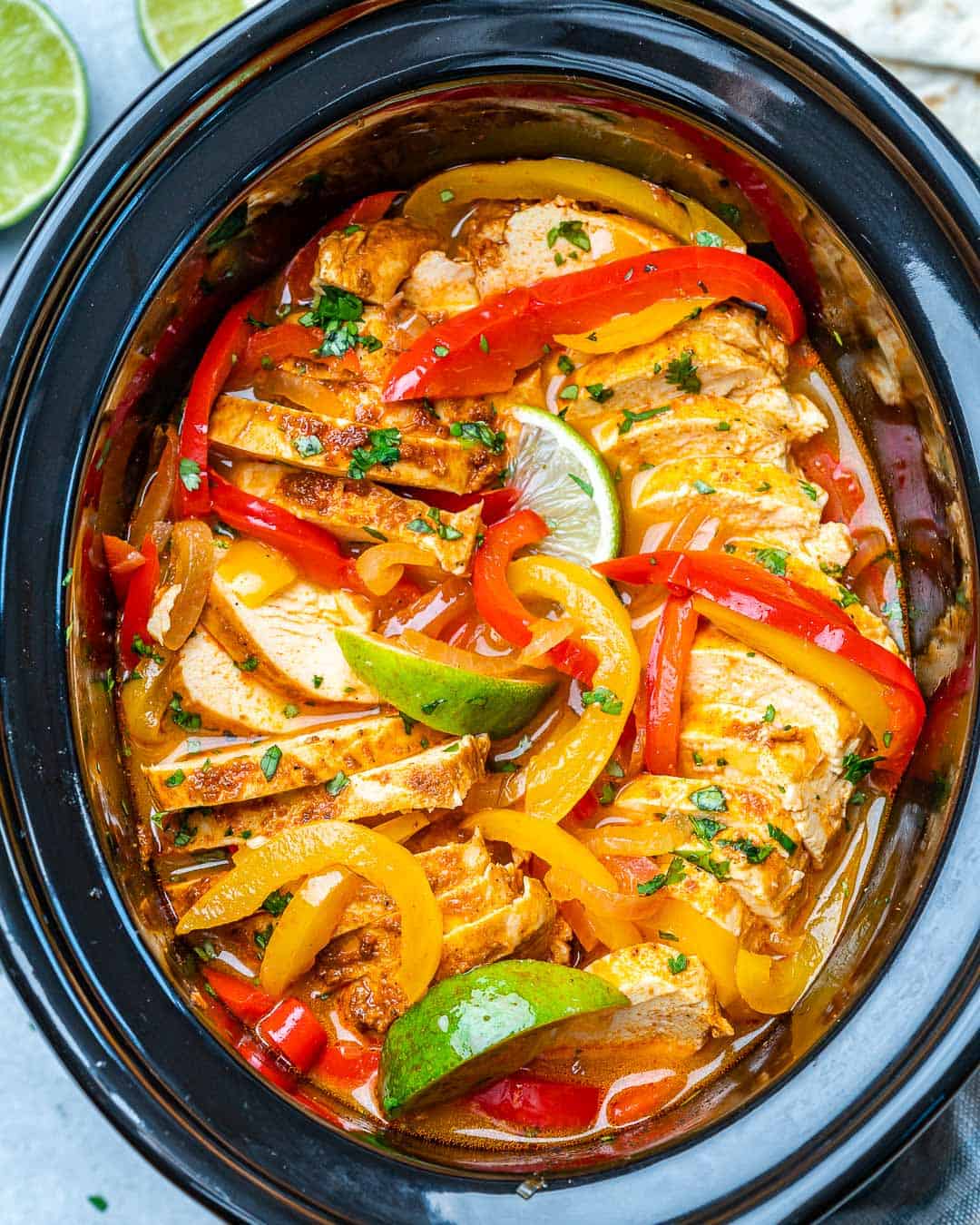crockpot chicken fajitas recipe