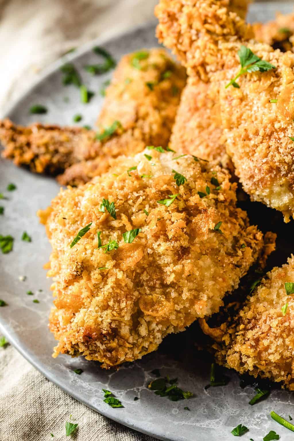 easy oven fried chicken recipe