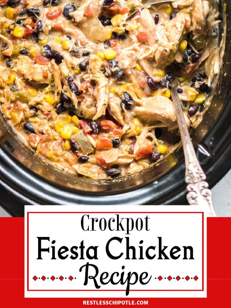 fiesta chicken crock pot recipe