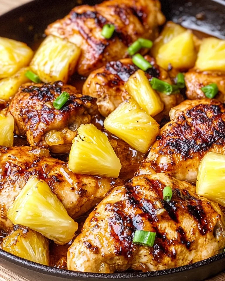 grilled pineapple and chicken recipe
