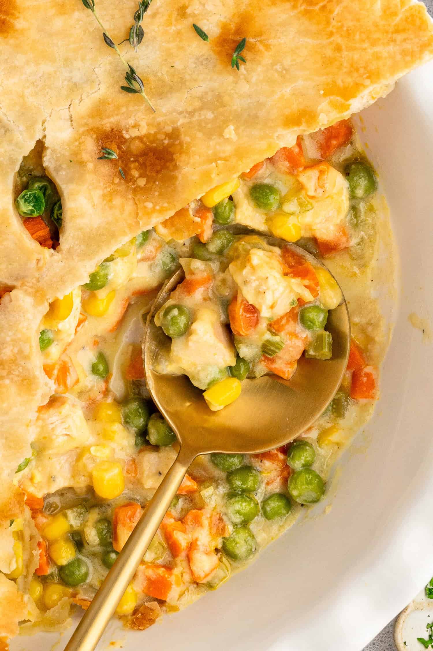 healthy recipe for chicken pot pie