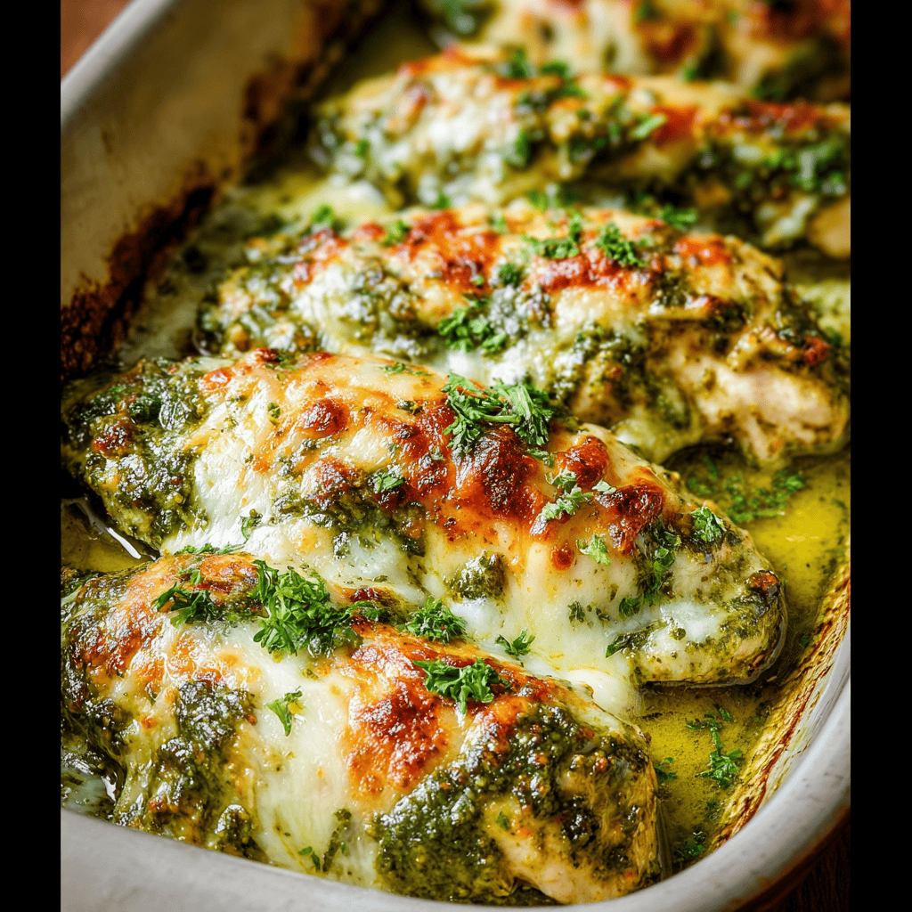 pesto chicken oven recipe