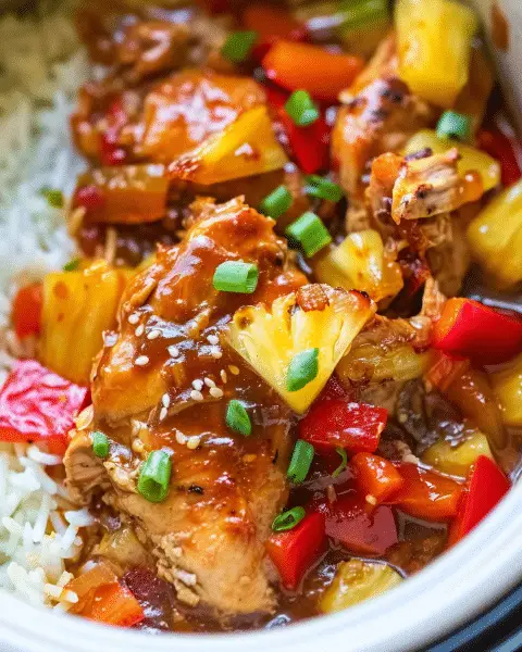 pineapple chicken recipe crock pot