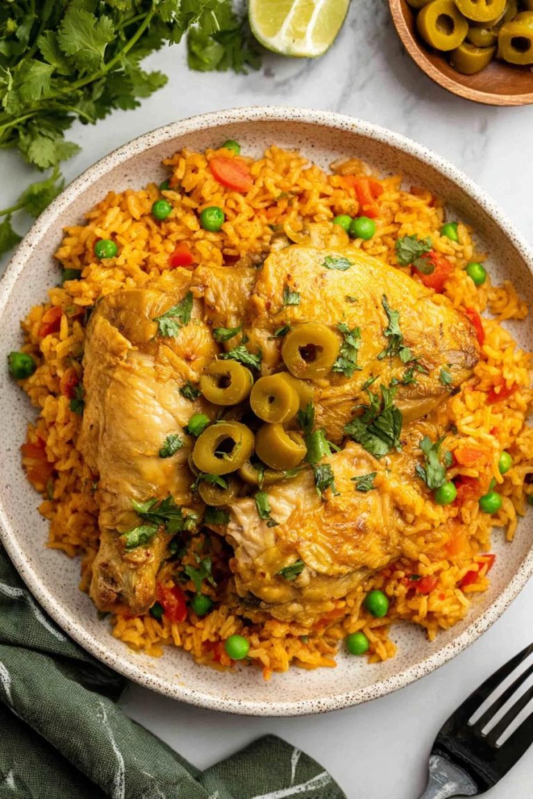 puerto rican rice with chicken recipe