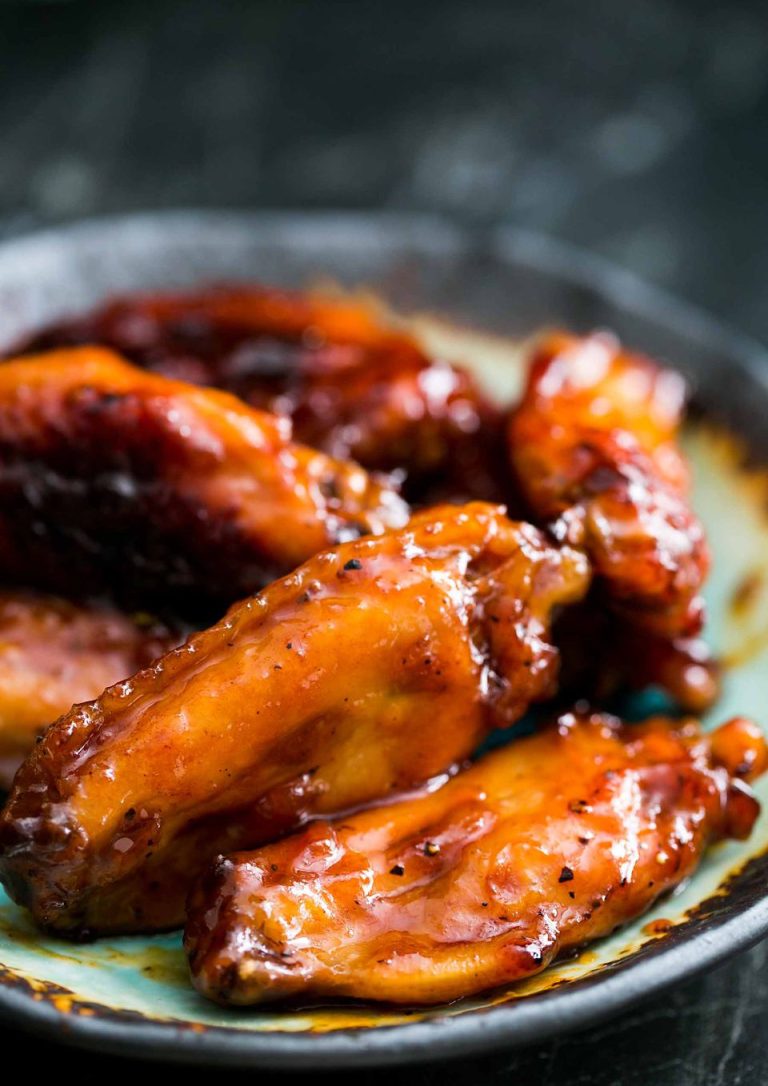 recipe for bourbon chicken wings