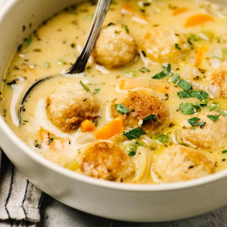 recipe for chicken meatball soup
