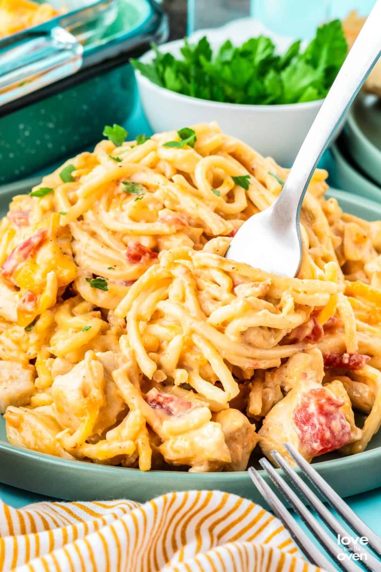 recipe for rotel chicken spaghetti