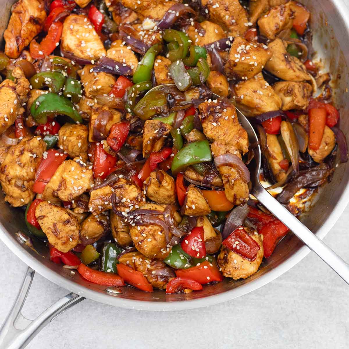 recipe with chicken and bell peppers