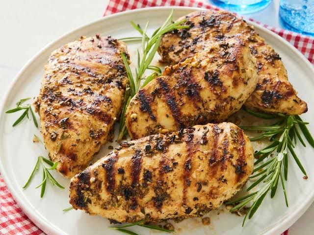 Rosemary Garlic Chicken Breast with Lemon Sauce
