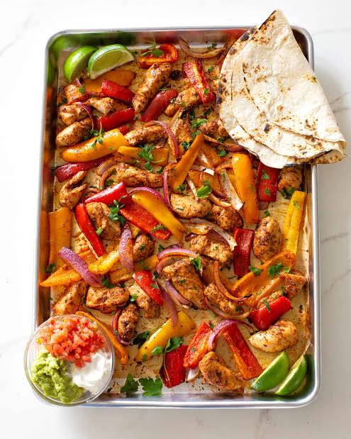Sheet Pan Chicken and Roasted Peppers