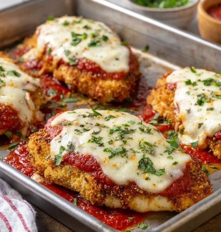 sheet pan chicken parmesan recipe