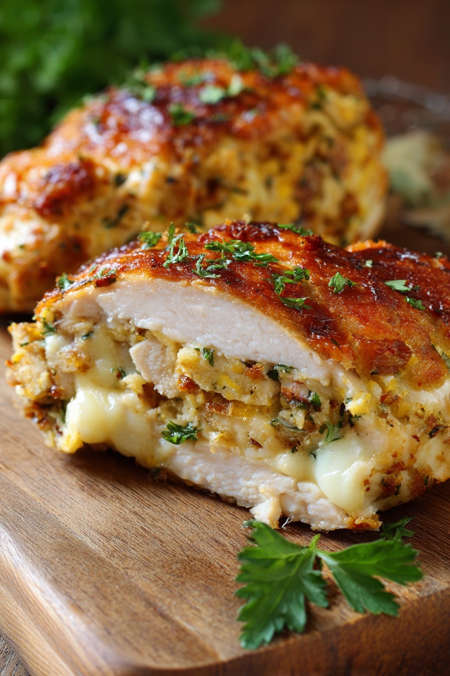 stuffed chicken breast recipe with stove top stuffing