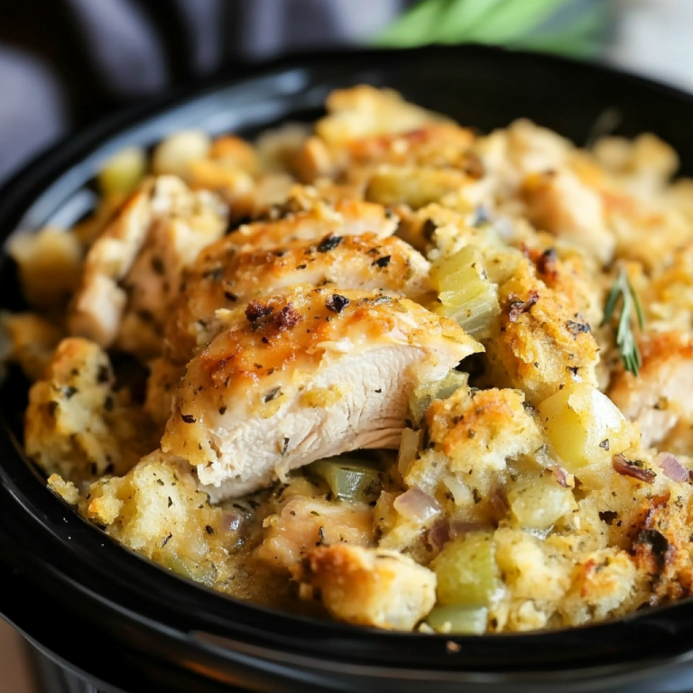 stuffing chicken crockpot recipe